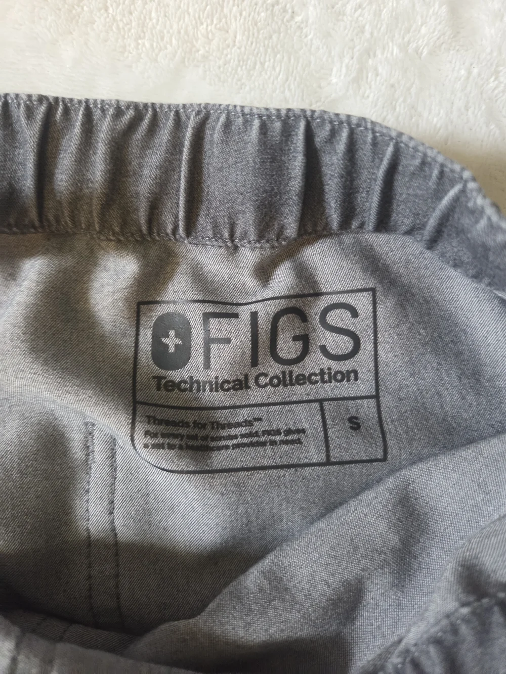 FIGS Mens Cairo Cargo Scrub Pants Graphite Gray Technical Collection Size S